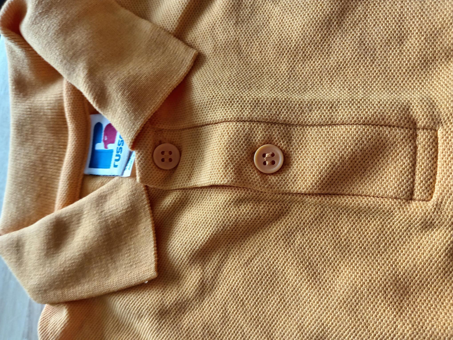 Yellow polo shirts