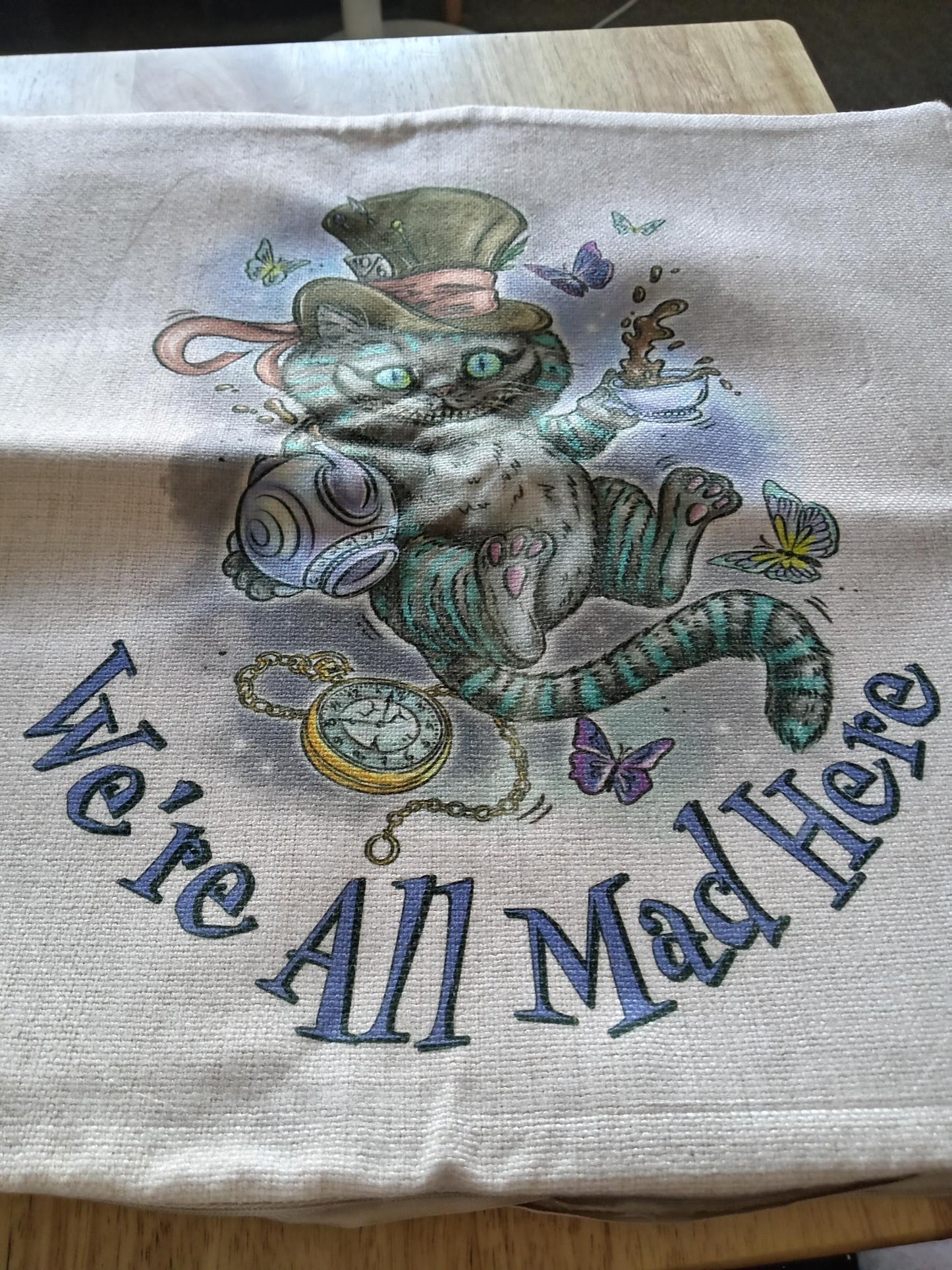 we're all mad cushion cover