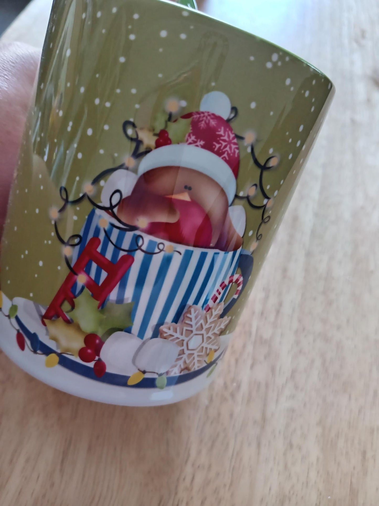 robin spoon mug