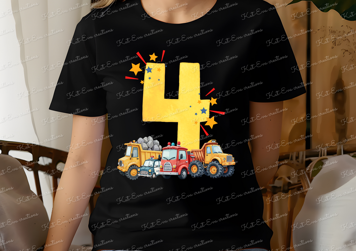 Truck number tshirt