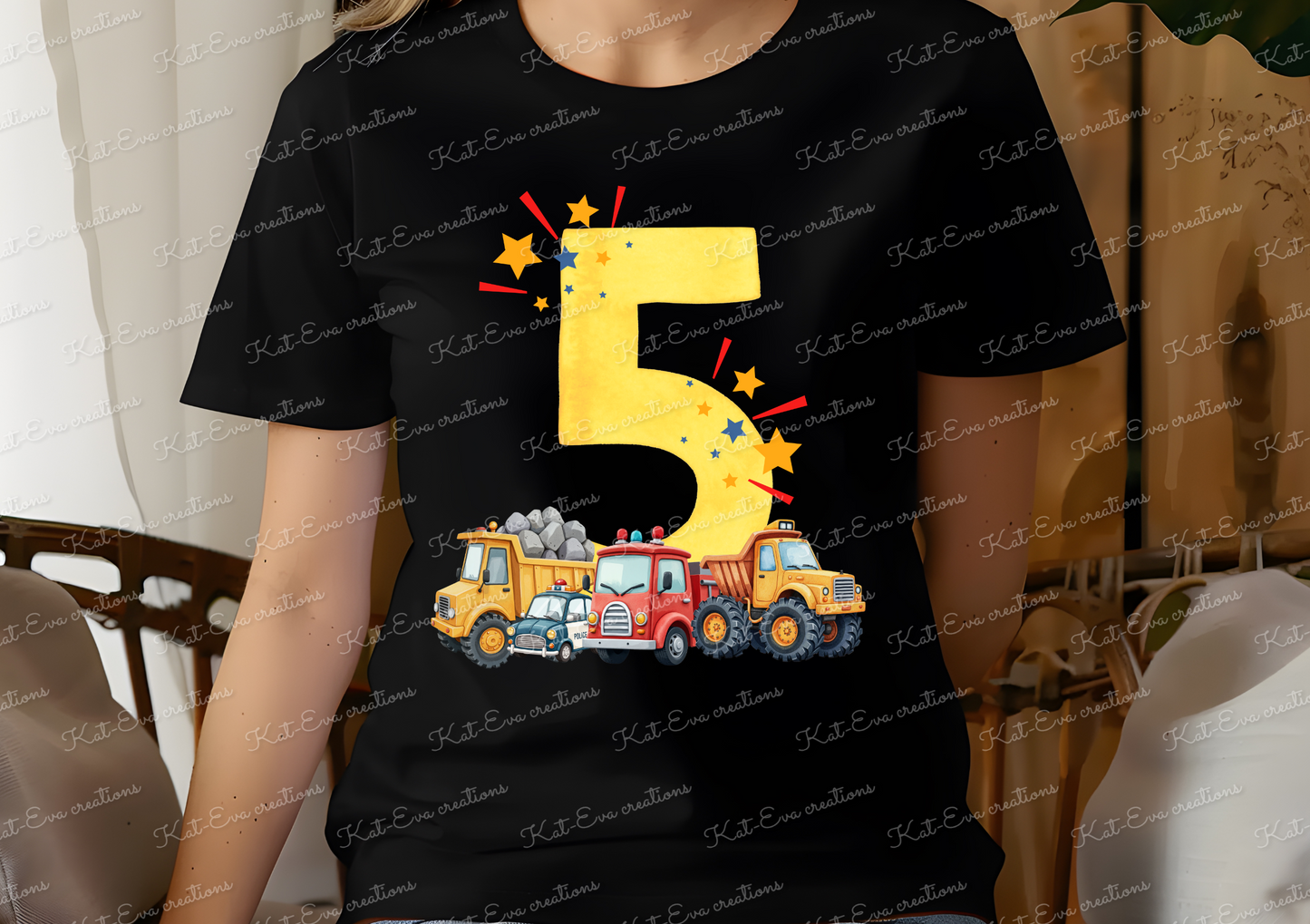 Truck number tshirt