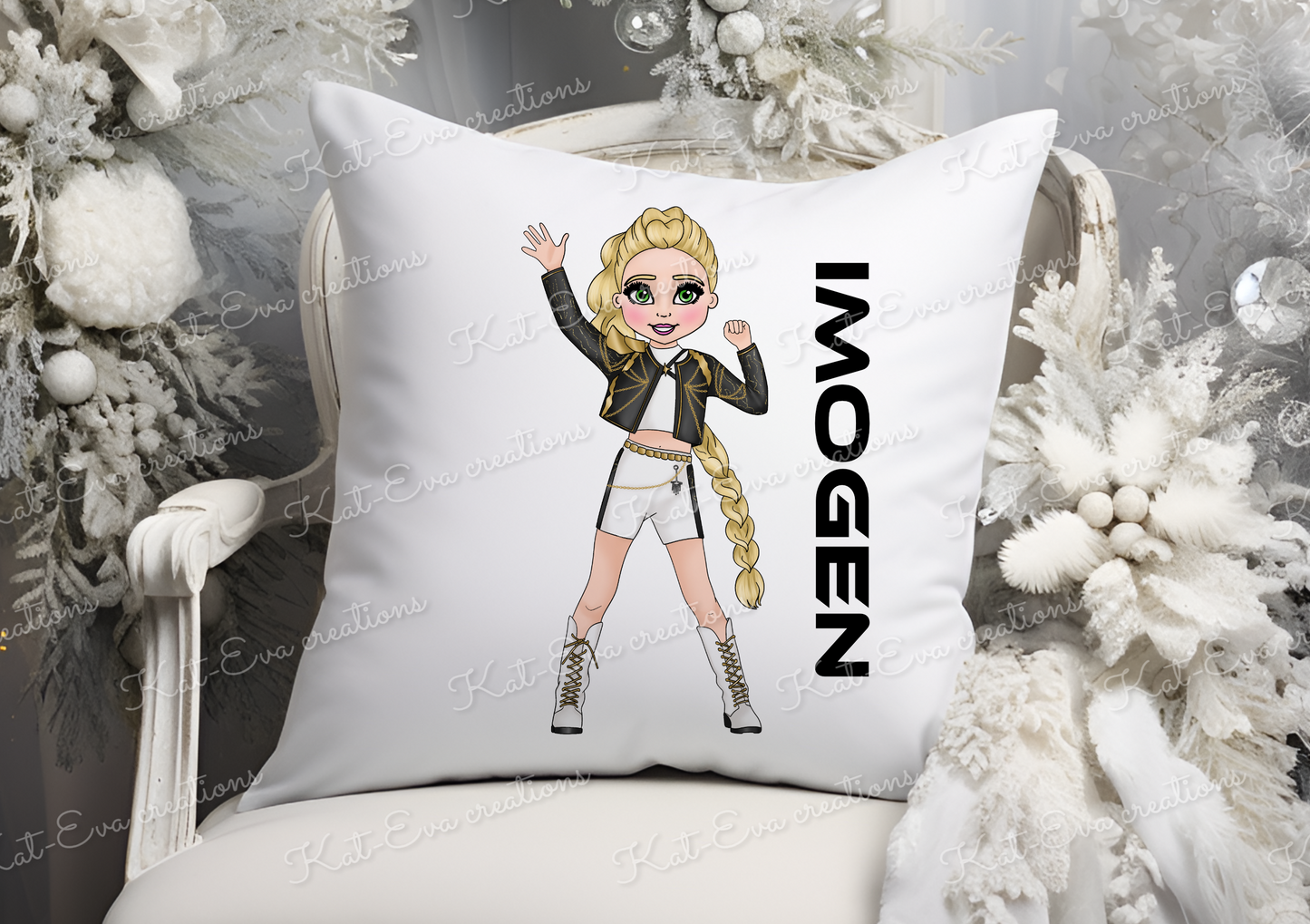pop personalised cushion