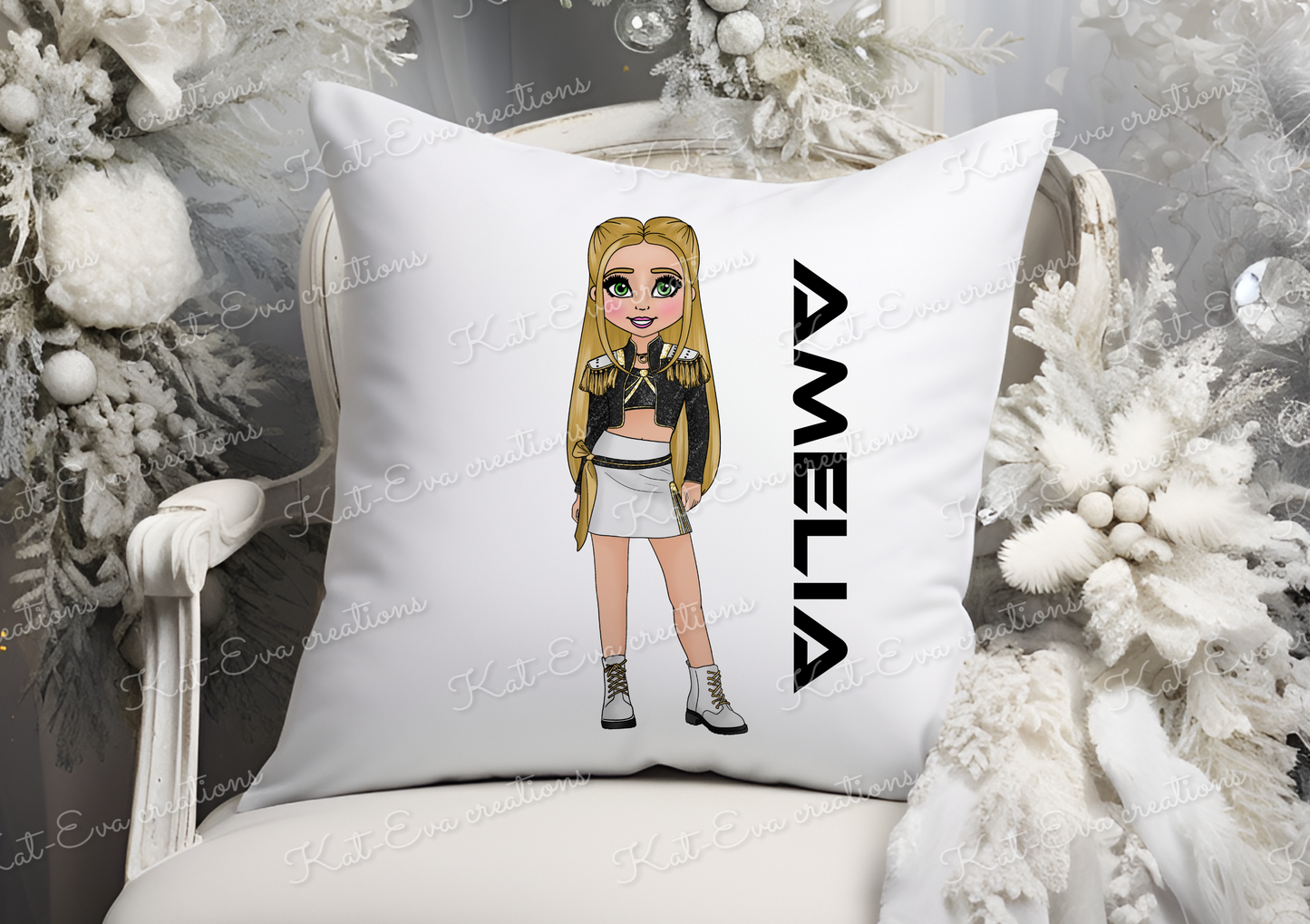 pop personalised cushion