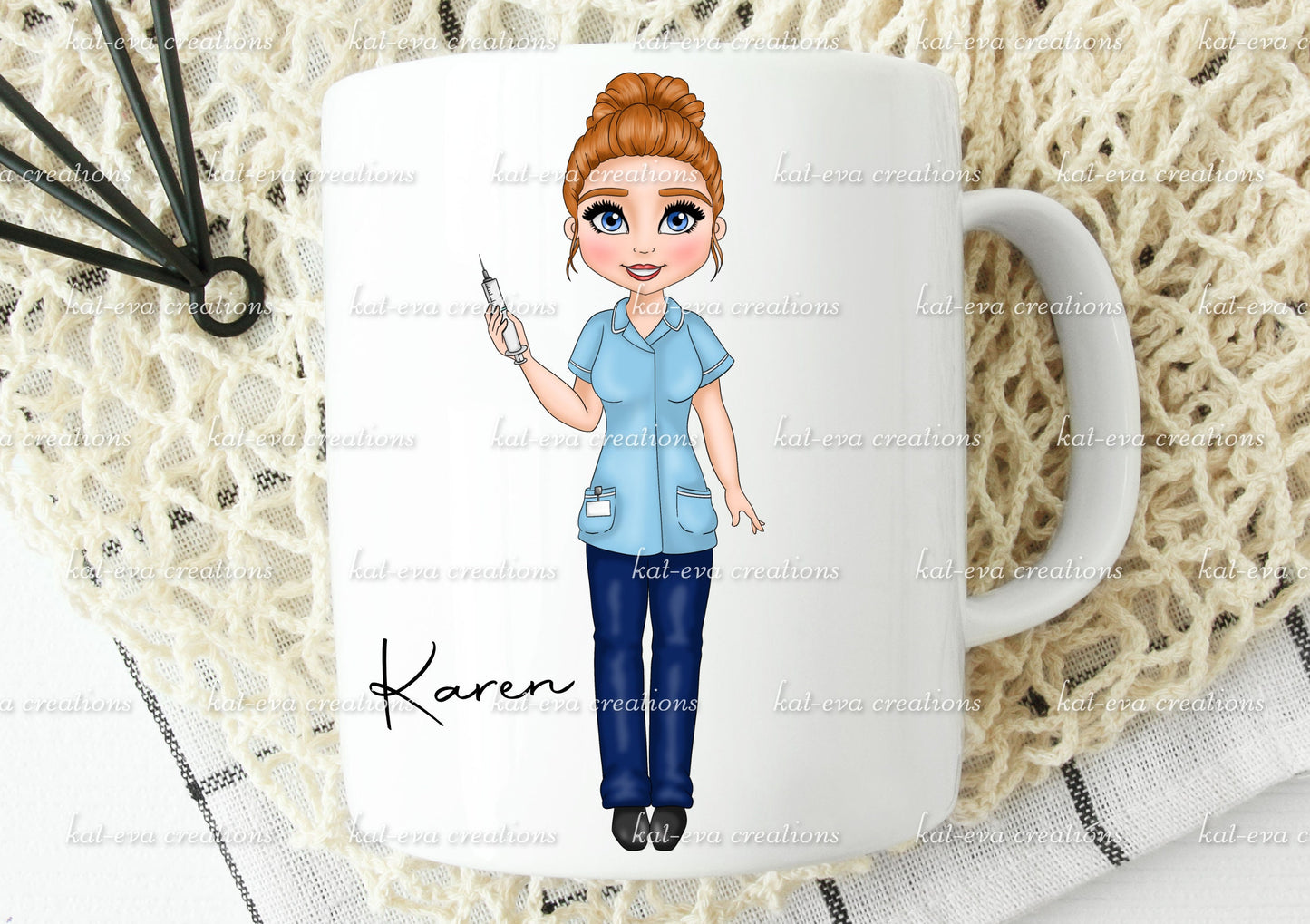 personalised Nurse mug