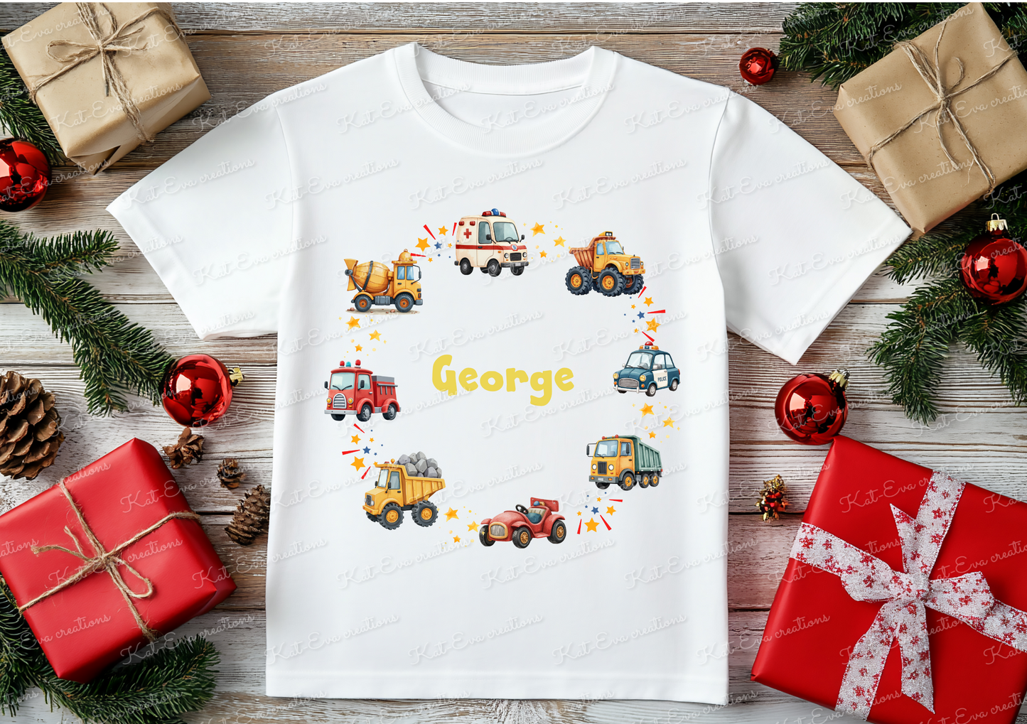 Truck number tshirt