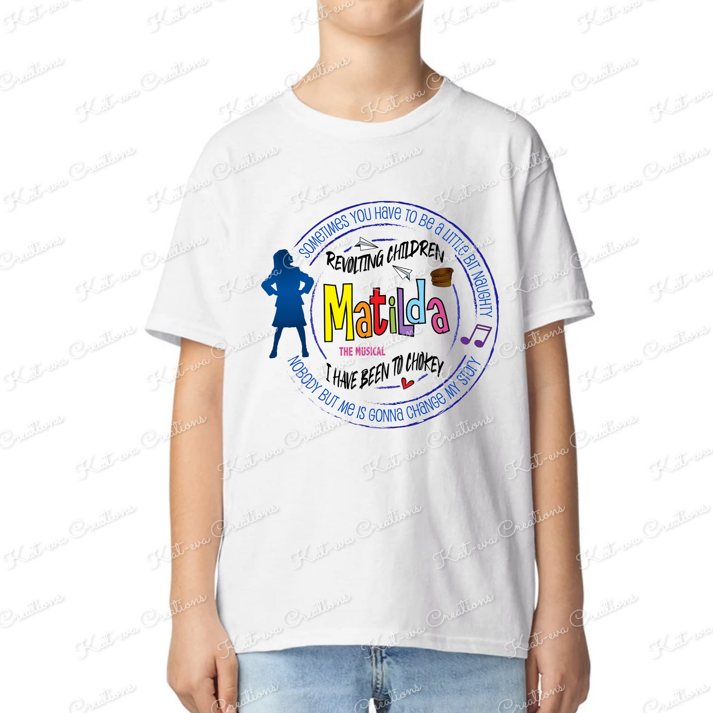 musical tshirt matilda