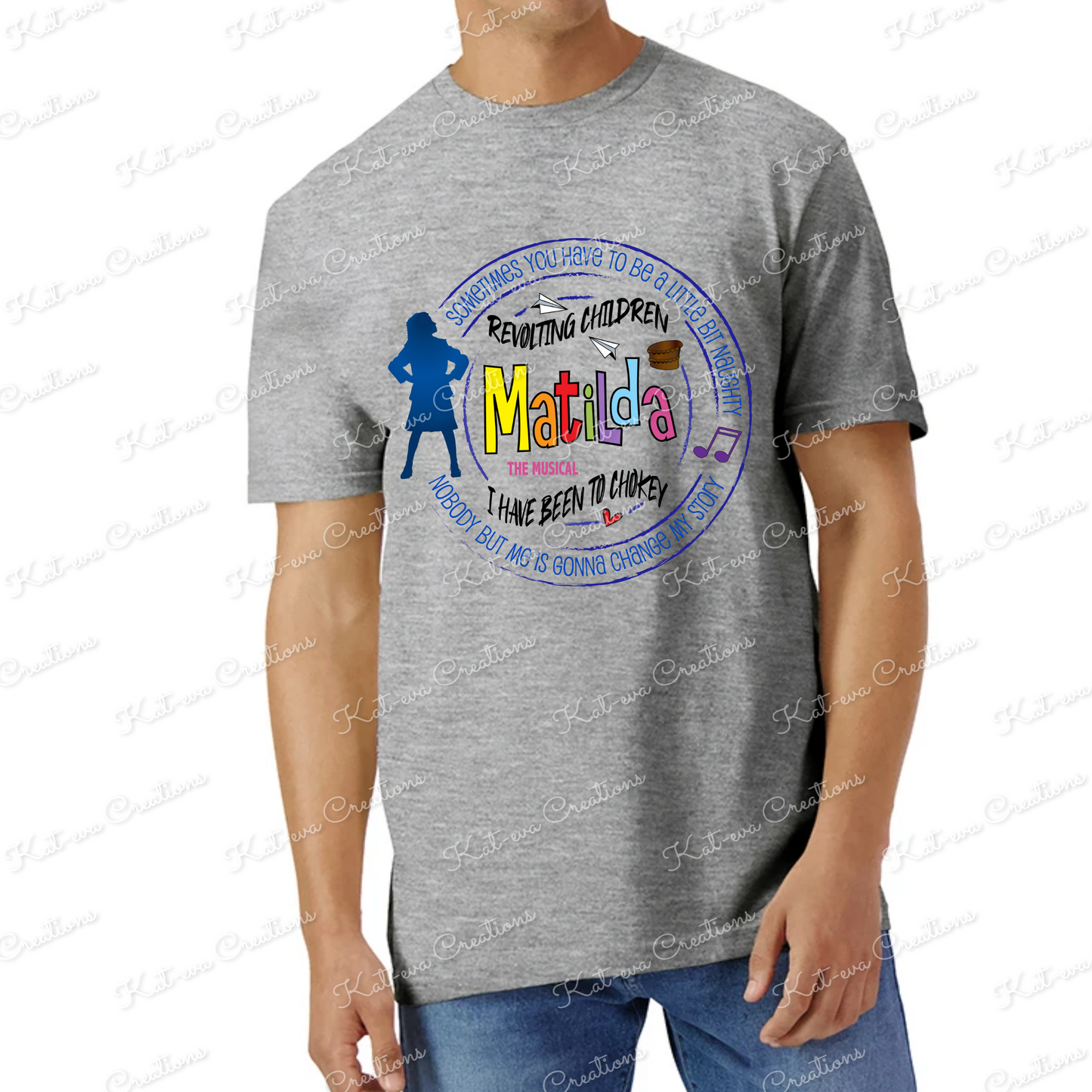musical tshirt matilda