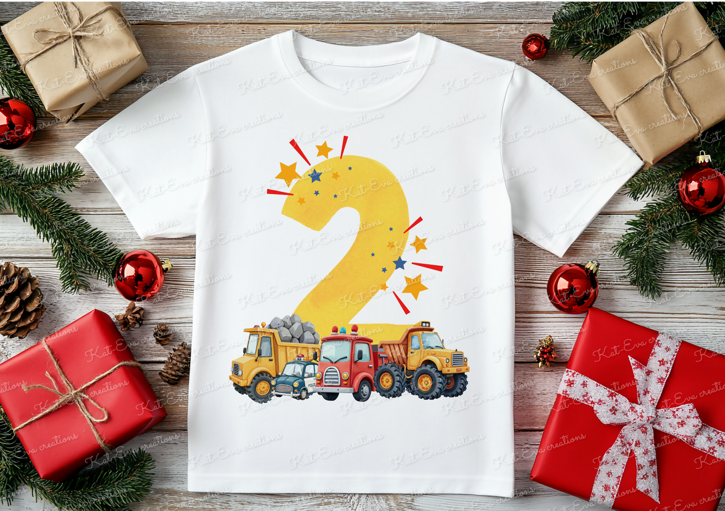 Truck number tshirt