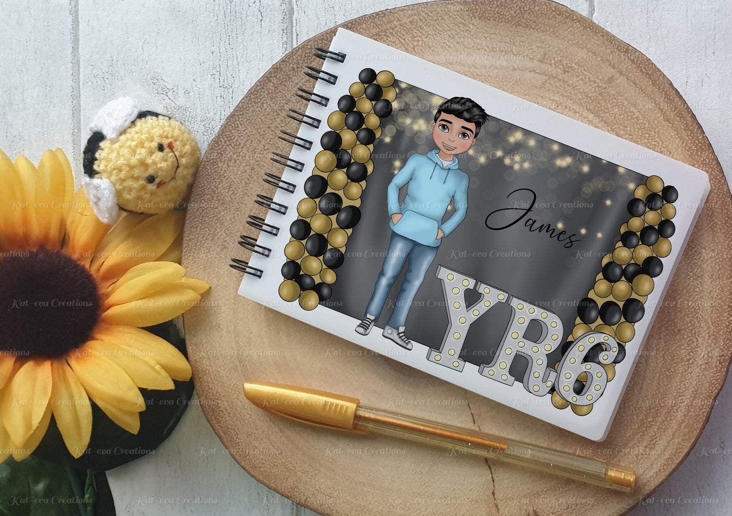 Personalised leavers book. Class of 2024 a6 notebook. ideal for nursery, primary or secondary school leavers.