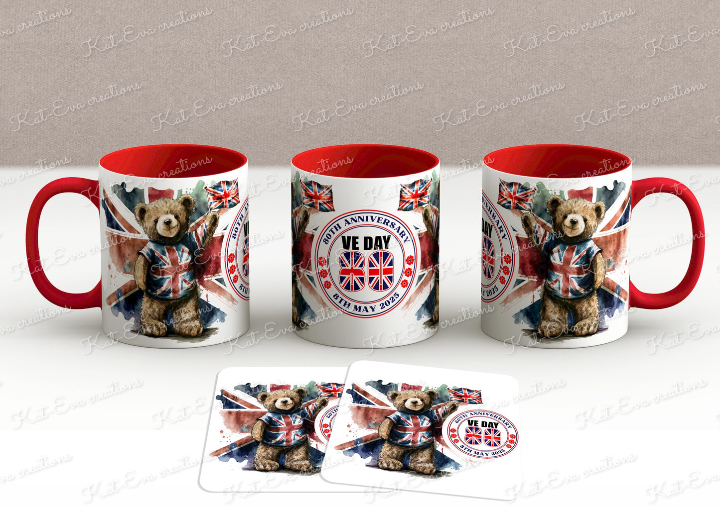 VE day 80th anniversary mug