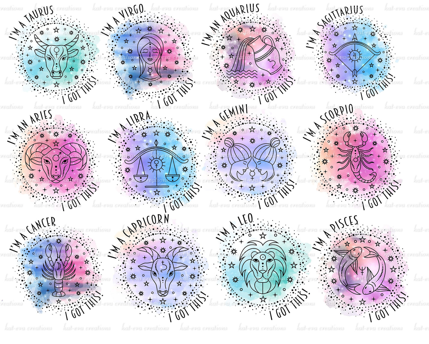 Zodiac personalised mug. Astrology cup