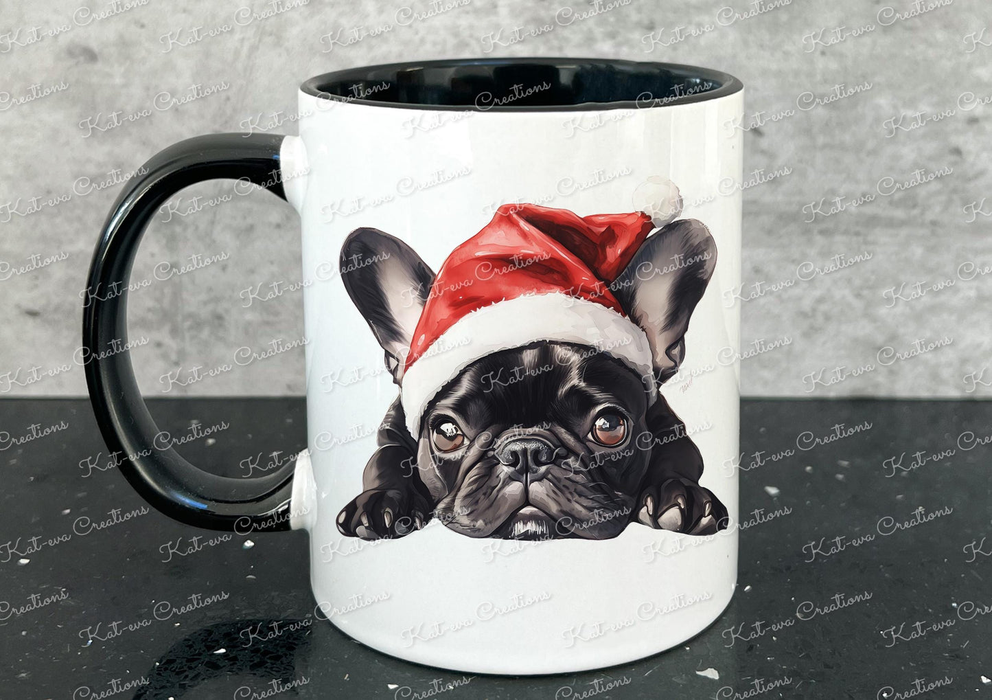 Dog mug. personalised Christmas dog mug. Lots of dogs available, Ideal christmas gift, secret santa present, stocking filler. xmas eve box