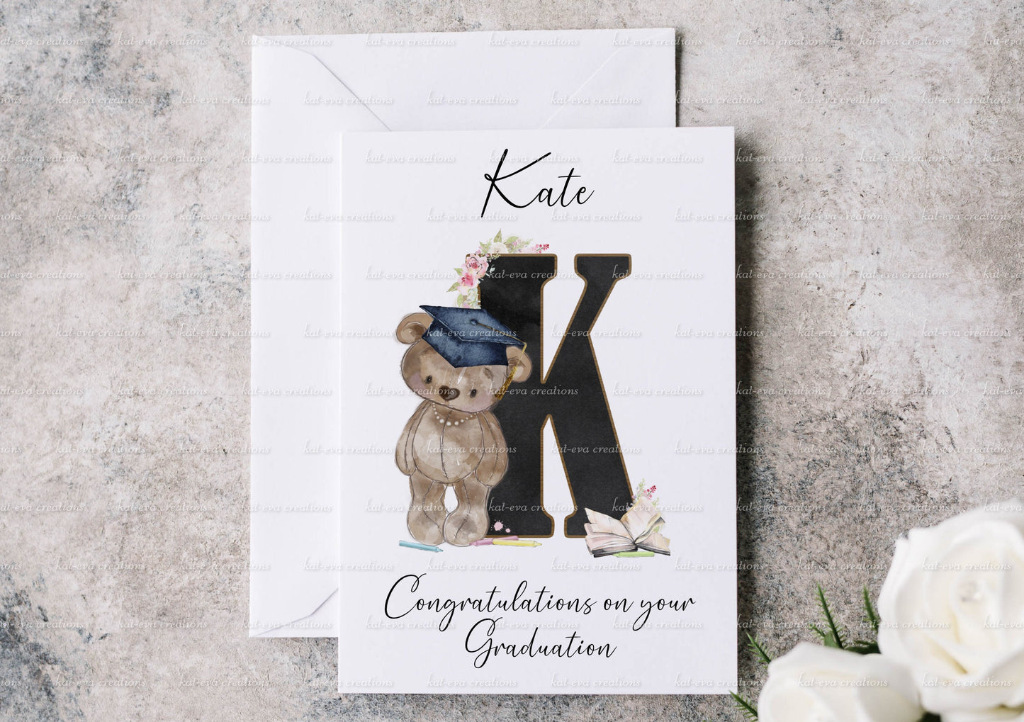 Graduation Card. A5 personalised card for graduates