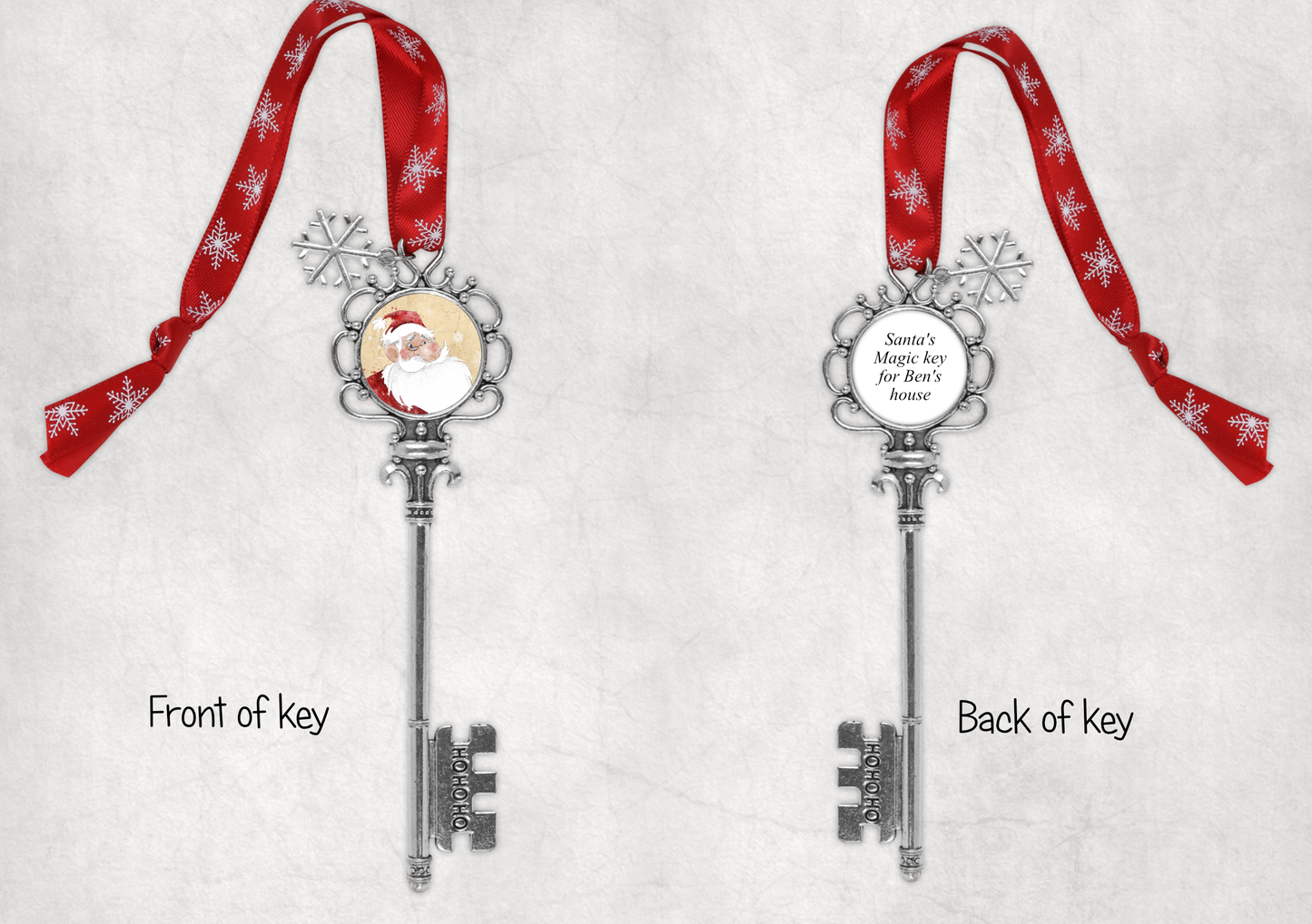 Santa's magic key. Personalised key