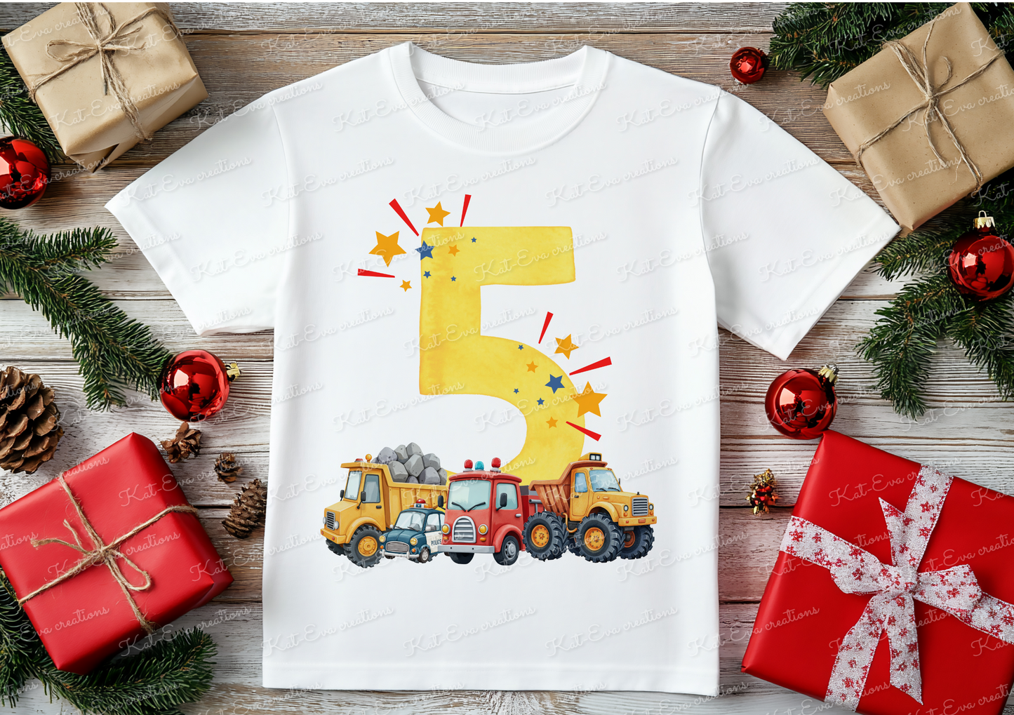 Truck number tshirt