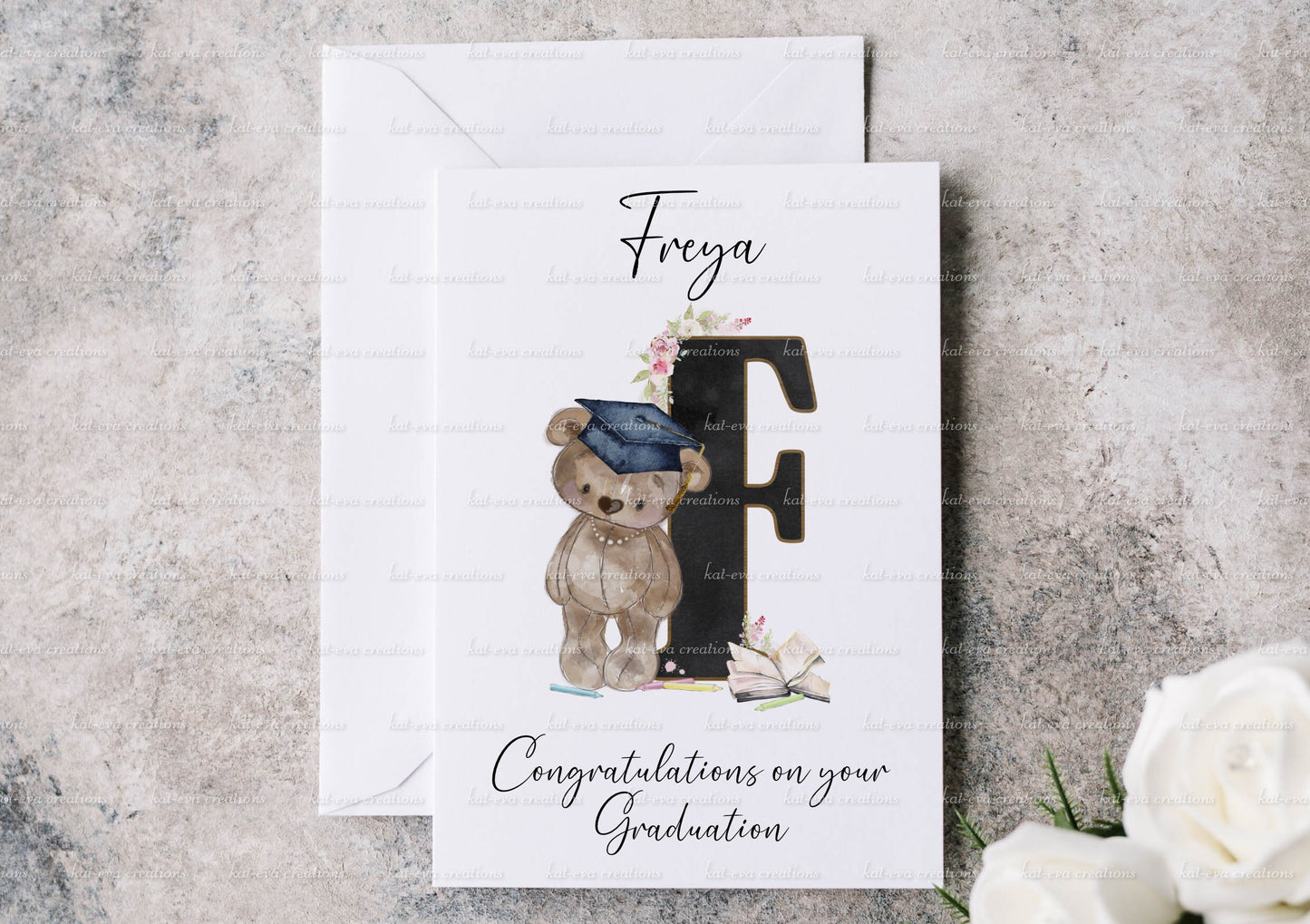 Graduation Card. A5 personalised card for graduates