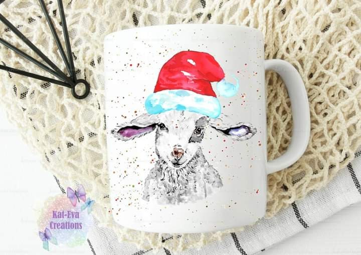 Personalised lamb / sheep mug
