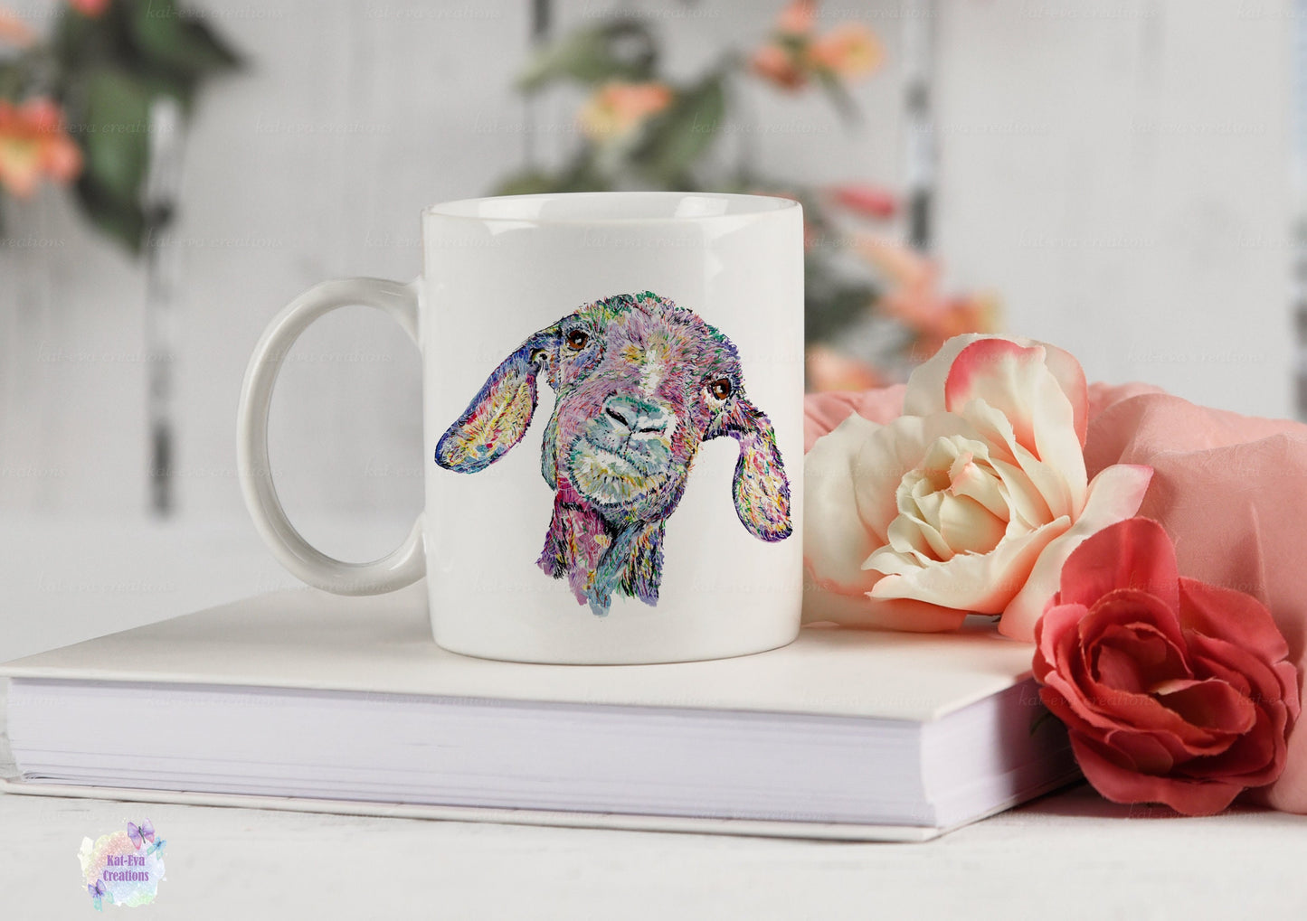 Goat mug, personalised goat mug. Ideal birthday, christmas or secret santa gift