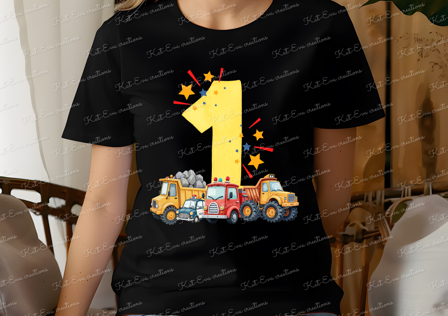 Truck number tshirt