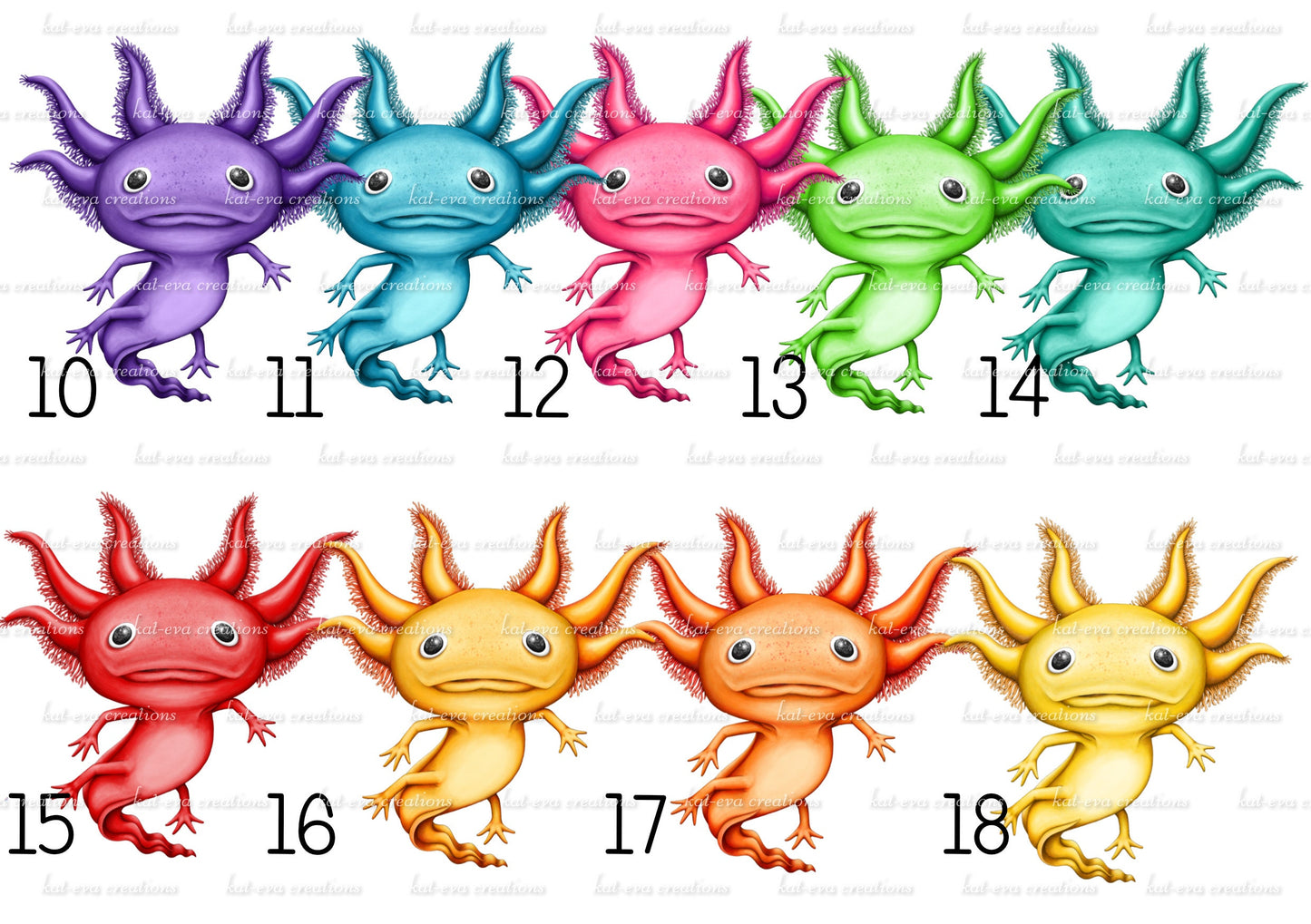 personalised axolotl christmas cushion