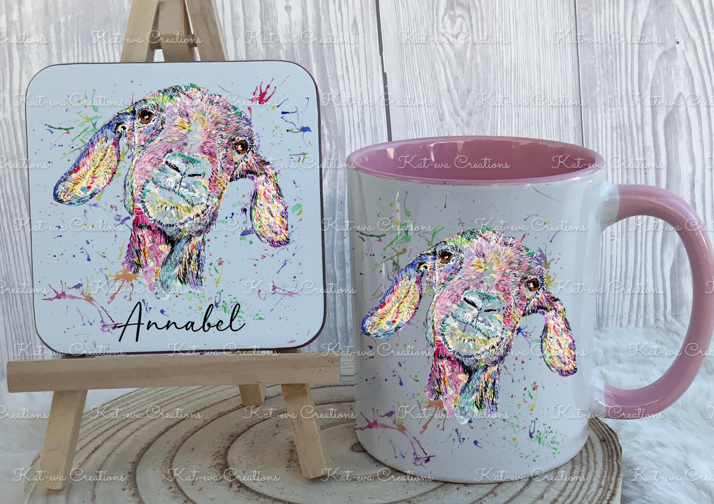 Goat mug, personalised goat mug. Ideal birthday, christmas or secret santa gift