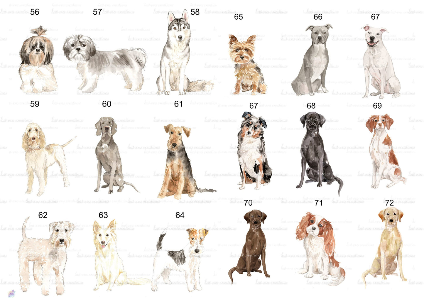personalised dog mug, lots of dogs available, spaniel, cockerpoo, labrador, poodle, bulldog, collie, yorkie, terrier and more