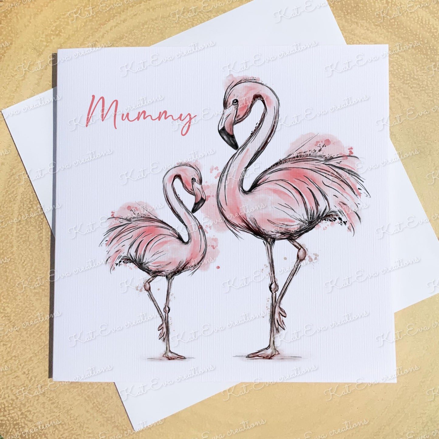 Flamingo cushion. Stunning mother's day pillow. Personalised cushion. Mothers day gift. Birthday present. Wedding, engagement, anniversary