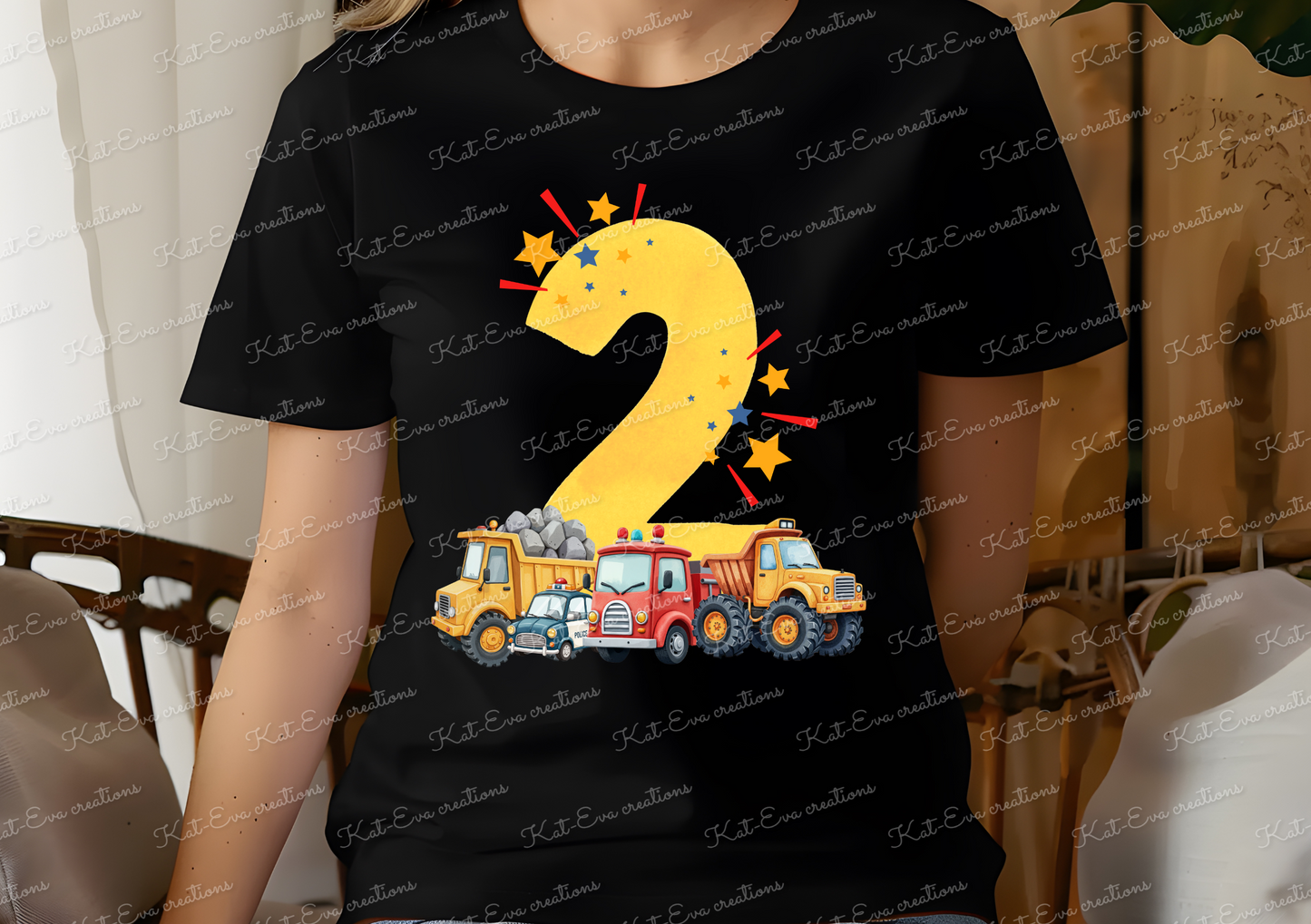 Truck number tshirt