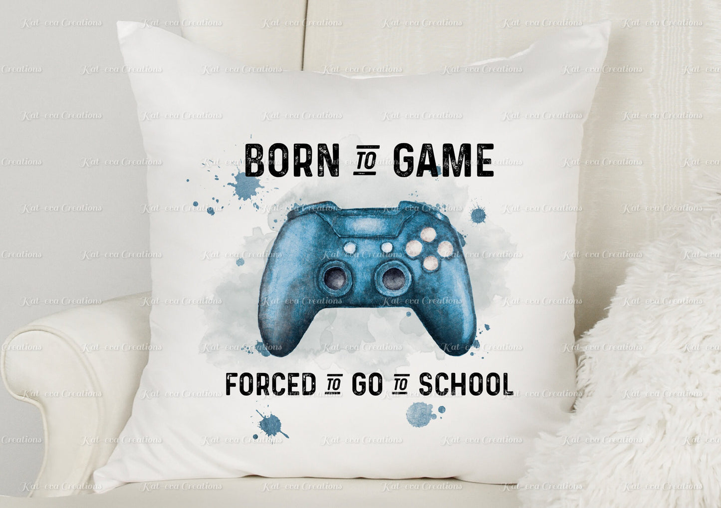 personalised gaming, gamer cushion. ideal for christmas or birthday gift