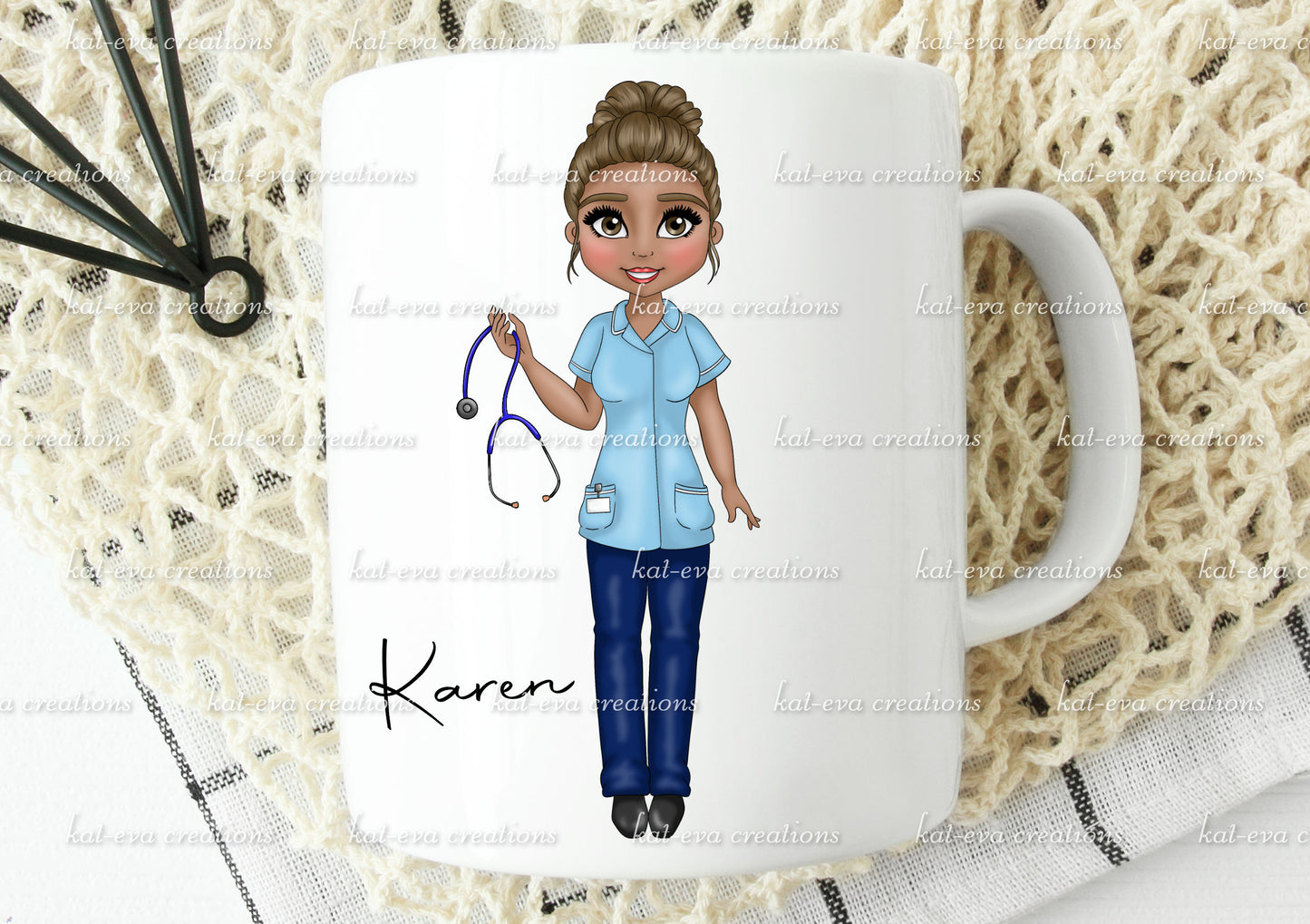 personalised Nurse mug