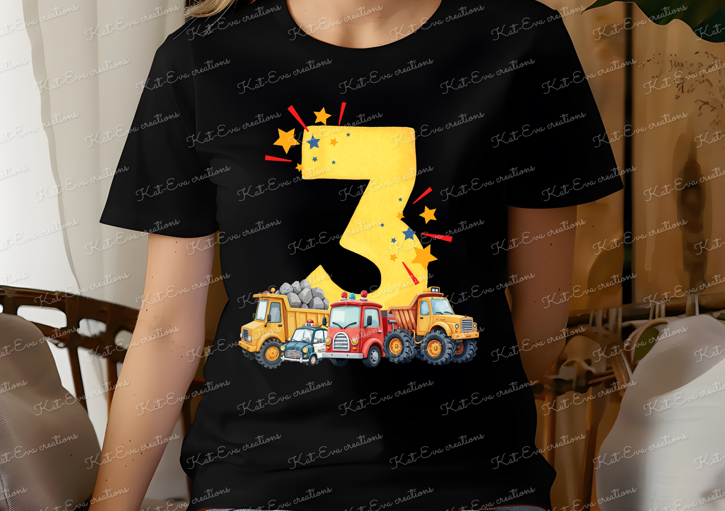 Truck number tshirt