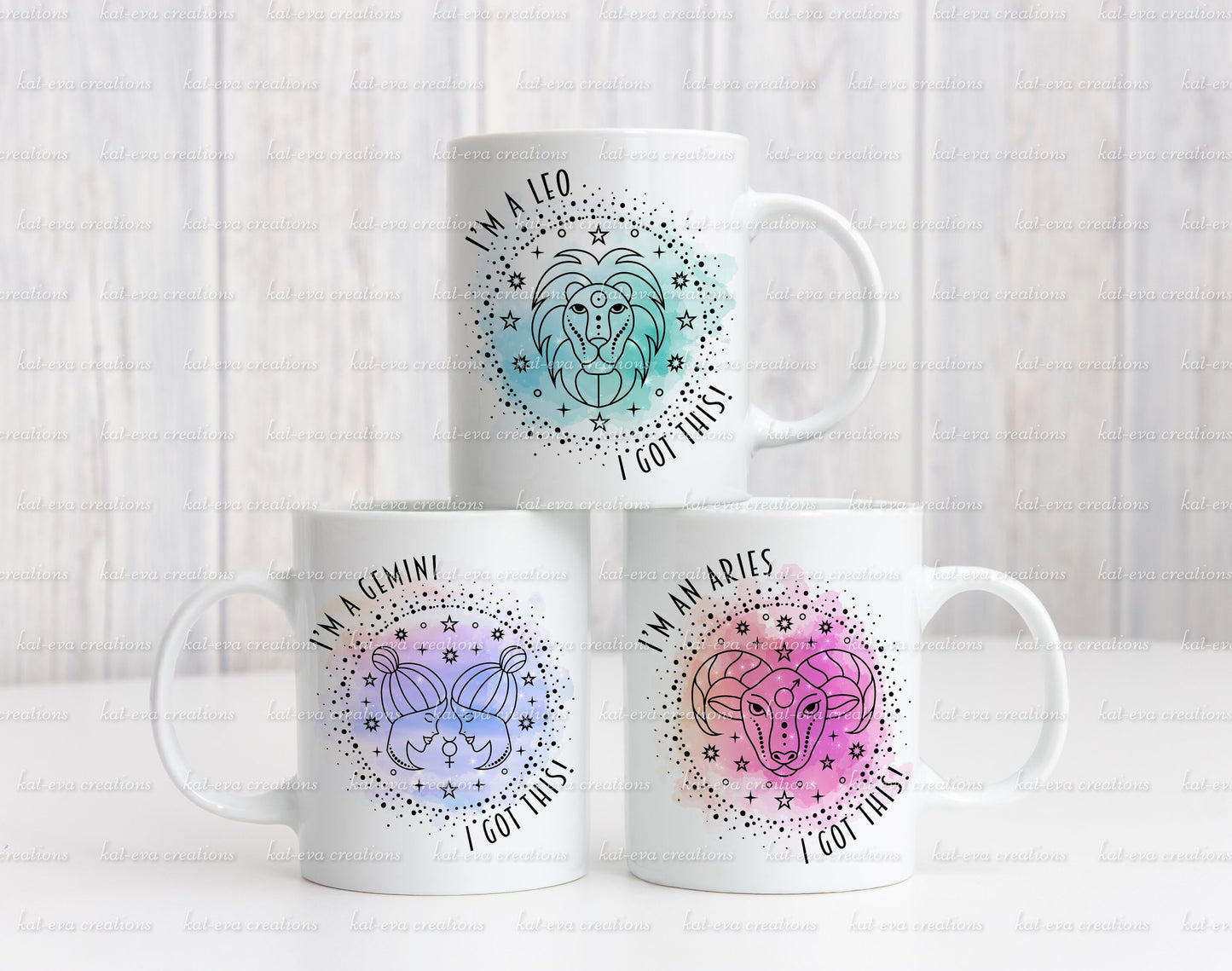 Zodiac personalised mug. Astrology cup