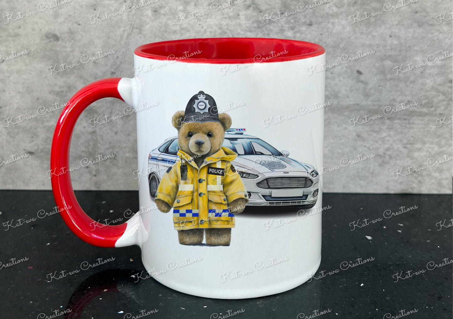 personalised Police man mug. Policewoman cup. Secret santa present. christmas gift birthday present