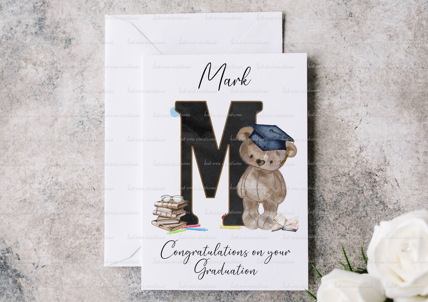 Graduation Card. A5 personalised card for graduates