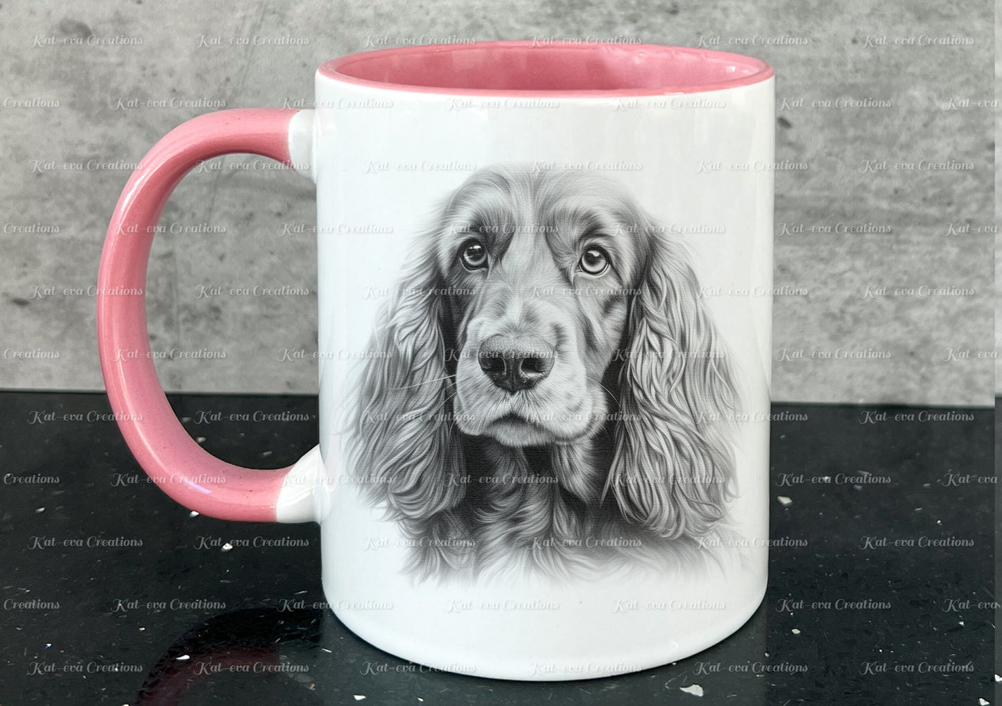 spaniel mug. Gorgeous cocker spaniel Cup. Ideal for birthday, secret santa, stocking filler or Christmas present
