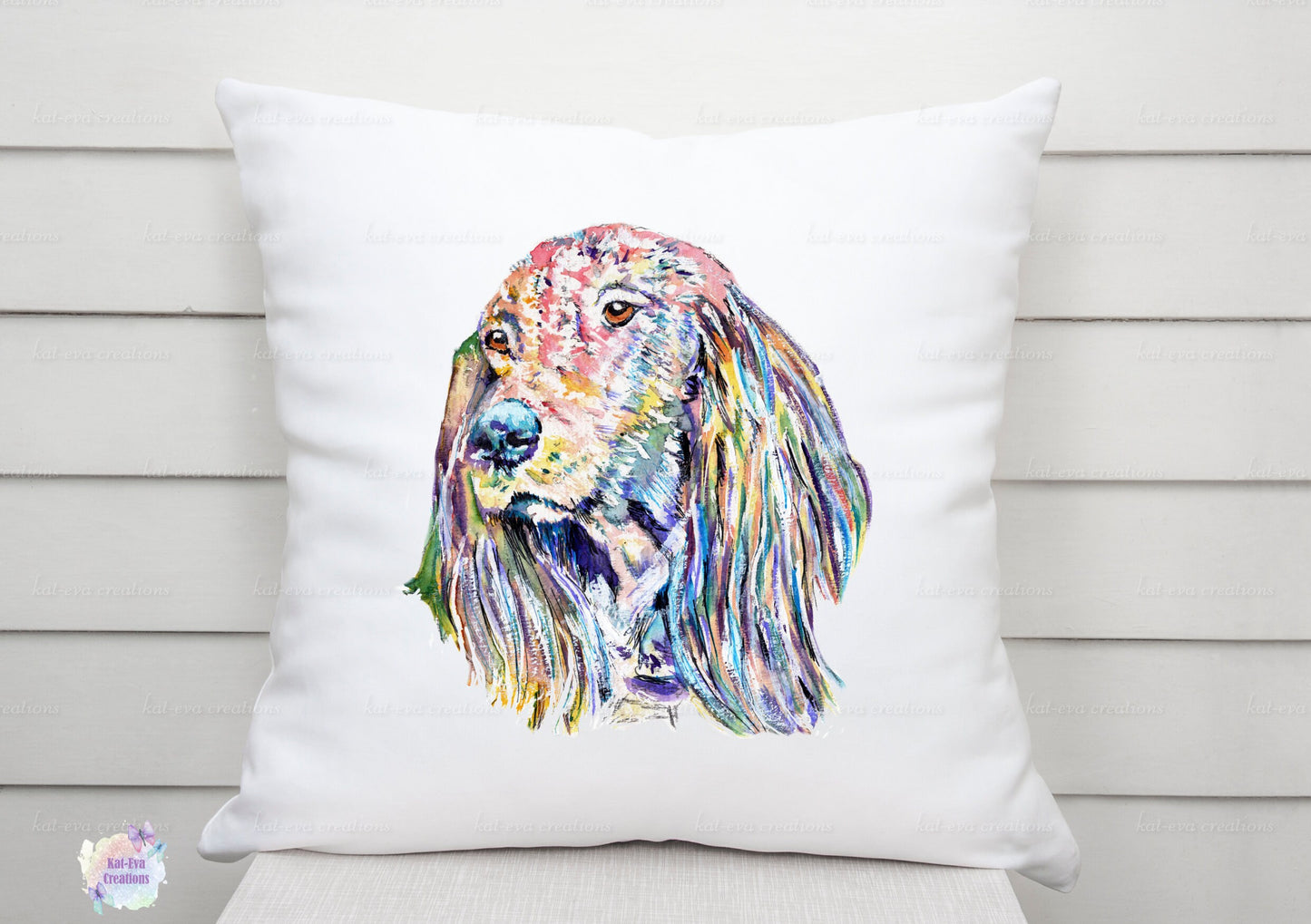 Beautiful spaniel cushion. can be personalised.