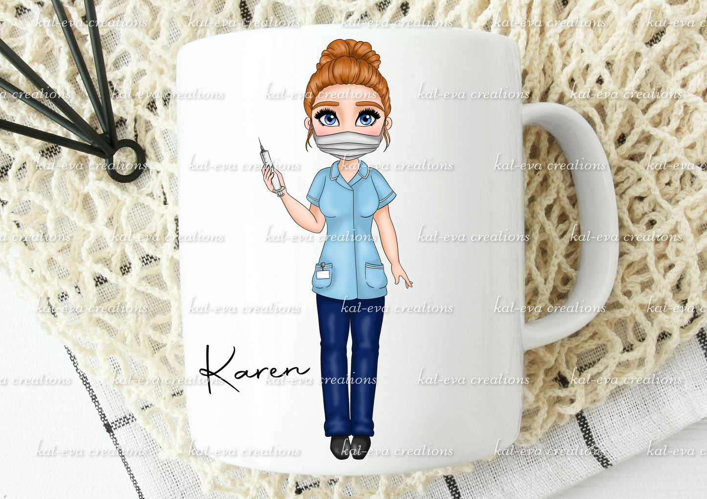 personalised Nurse mug