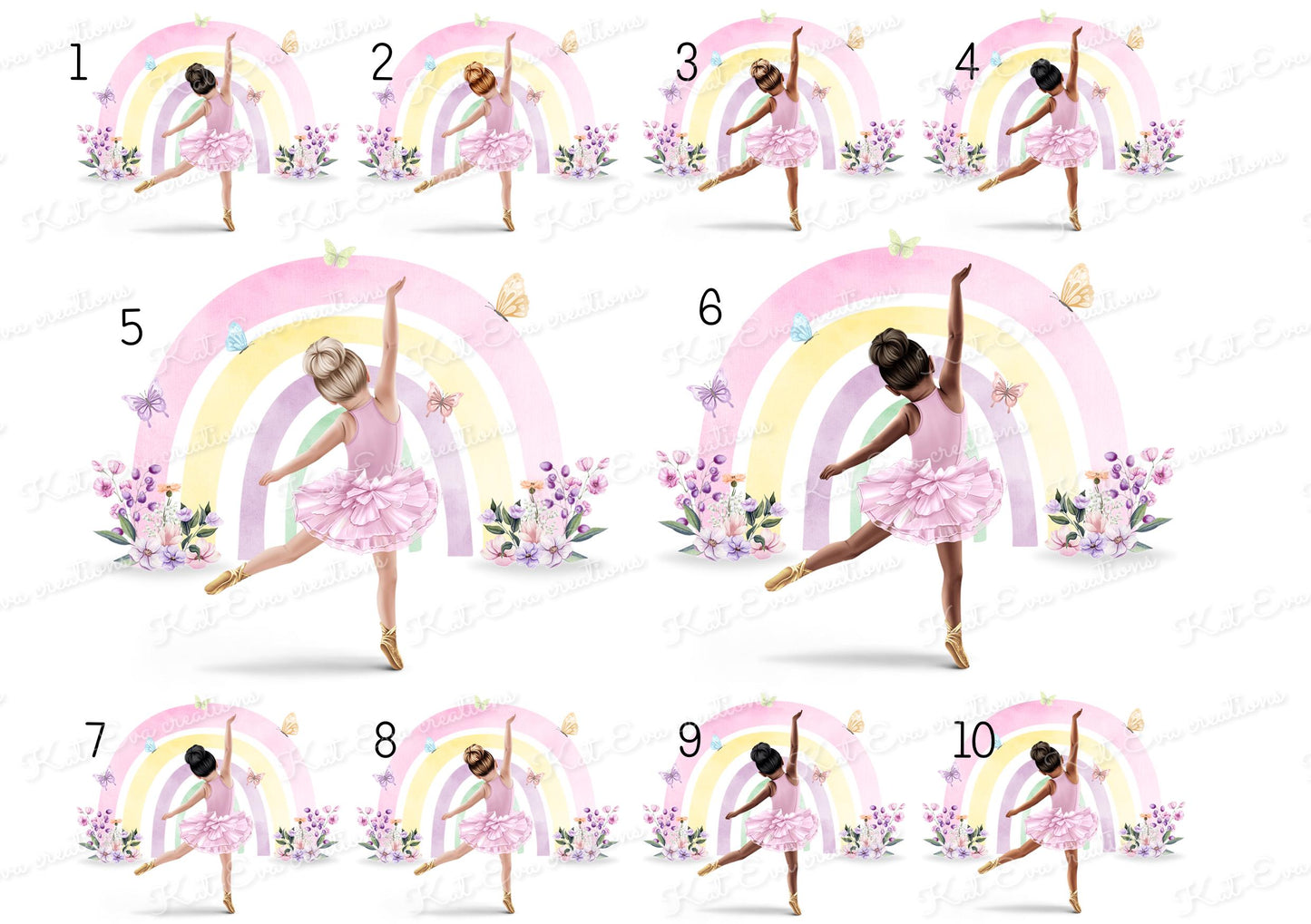 Ballet bottle, Personalised ballerina bottle. Choice of ballerina and name or wording