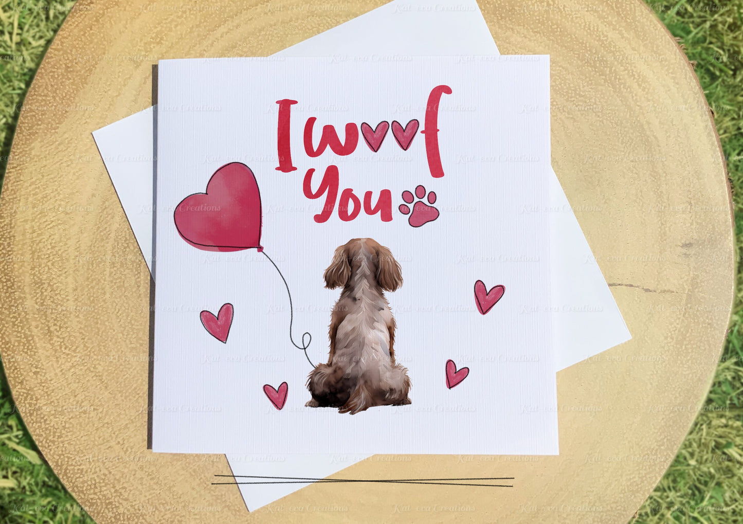 Dog card. personalised dog card. Lots of different people and dogs available
