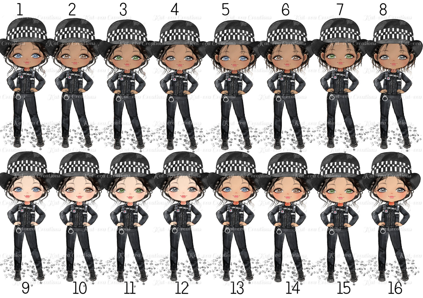 personalised police woman mug. police lady, police man