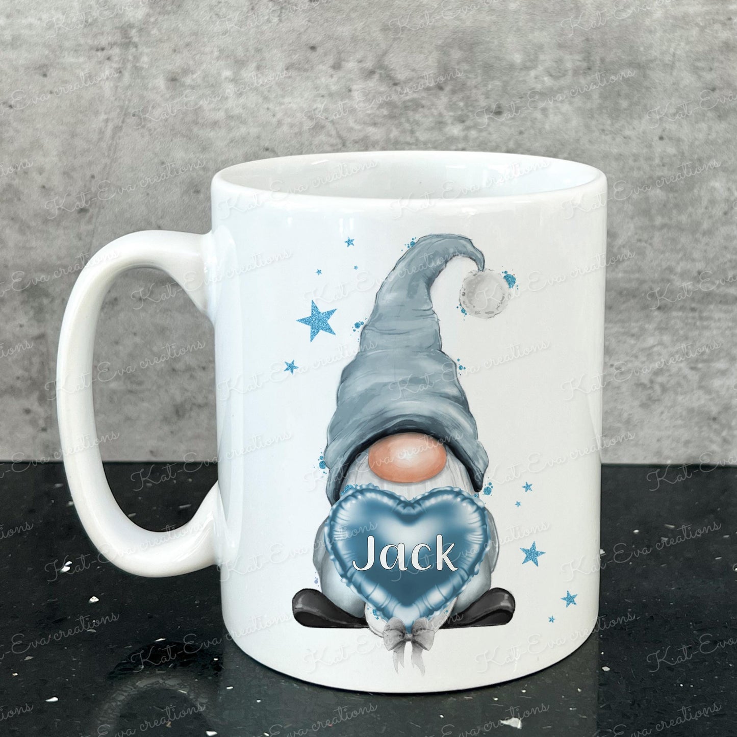 gonk mug. Personalised gnome mug. Ideal birthday or mothers Day gift or wedding and engagement presents