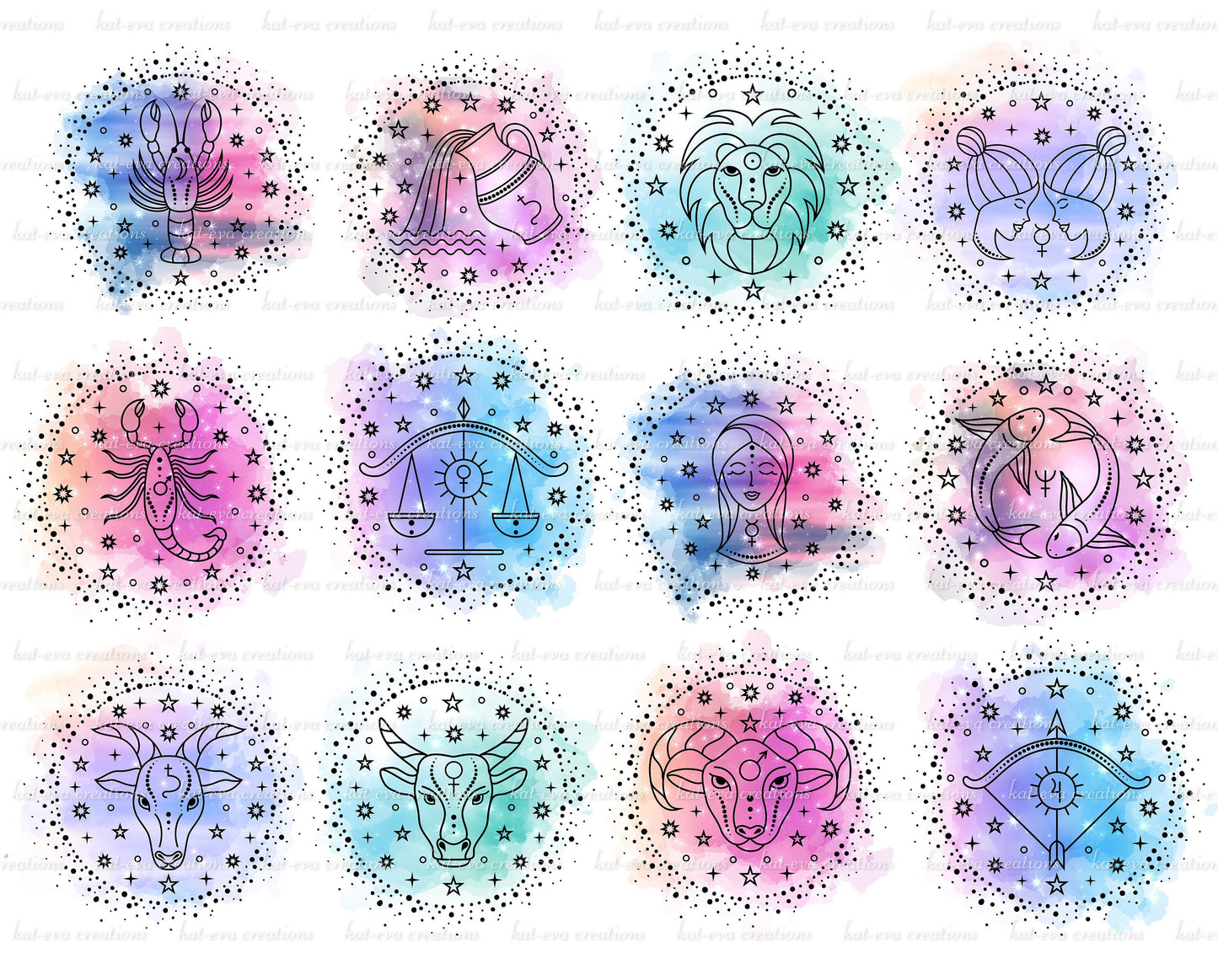 Zodiac personalised mug. Astrology cup