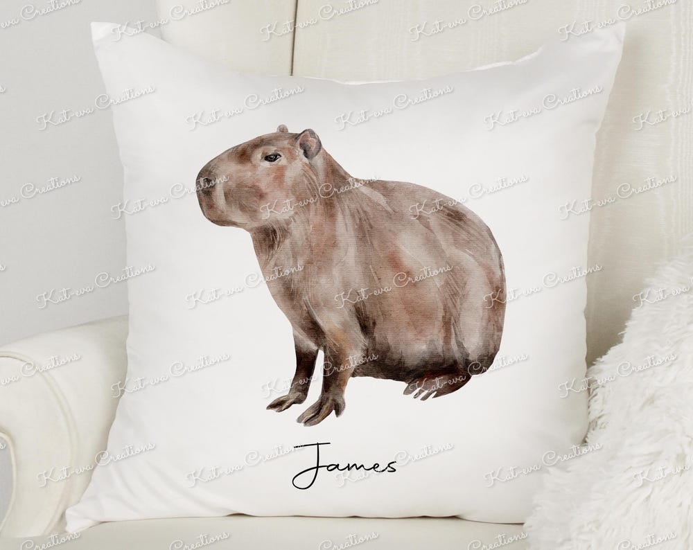 capybara cushion