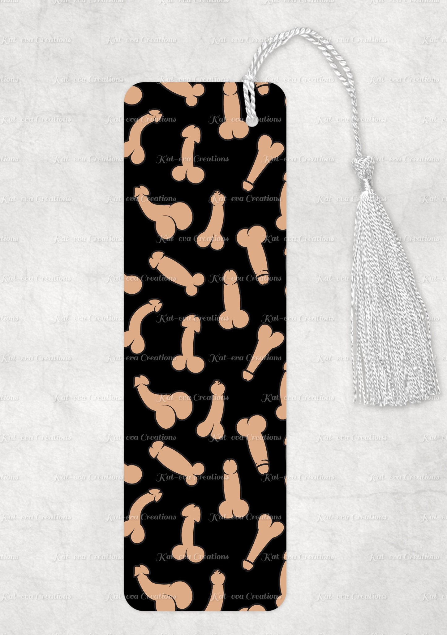 penis bookmark. aluminium willie, willy, dick bookmark. ideal secret santa, stocking filler or silly present