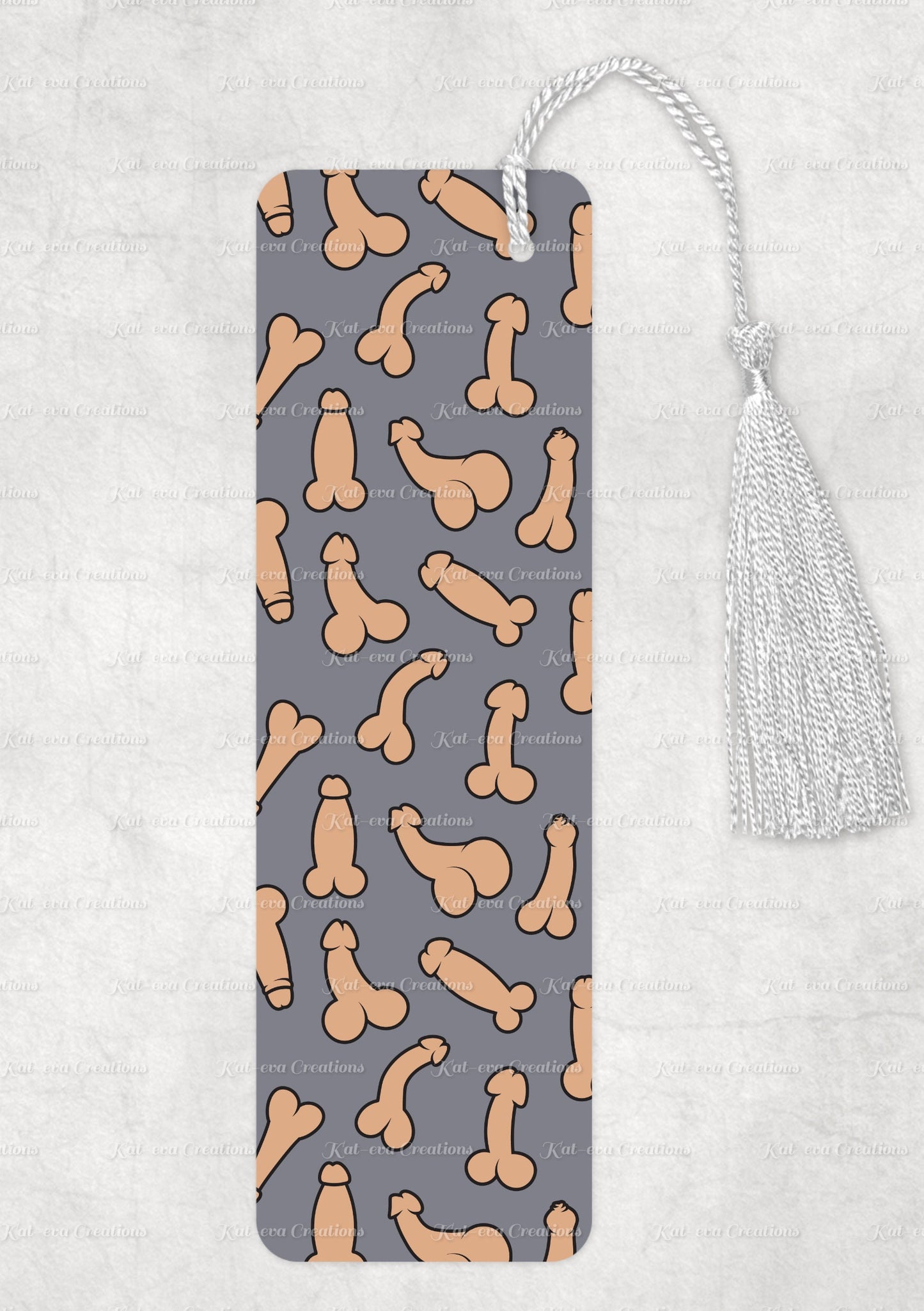 penis bookmark. aluminium willie, willy, dick bookmark. ideal secret santa, stocking filler or silly present