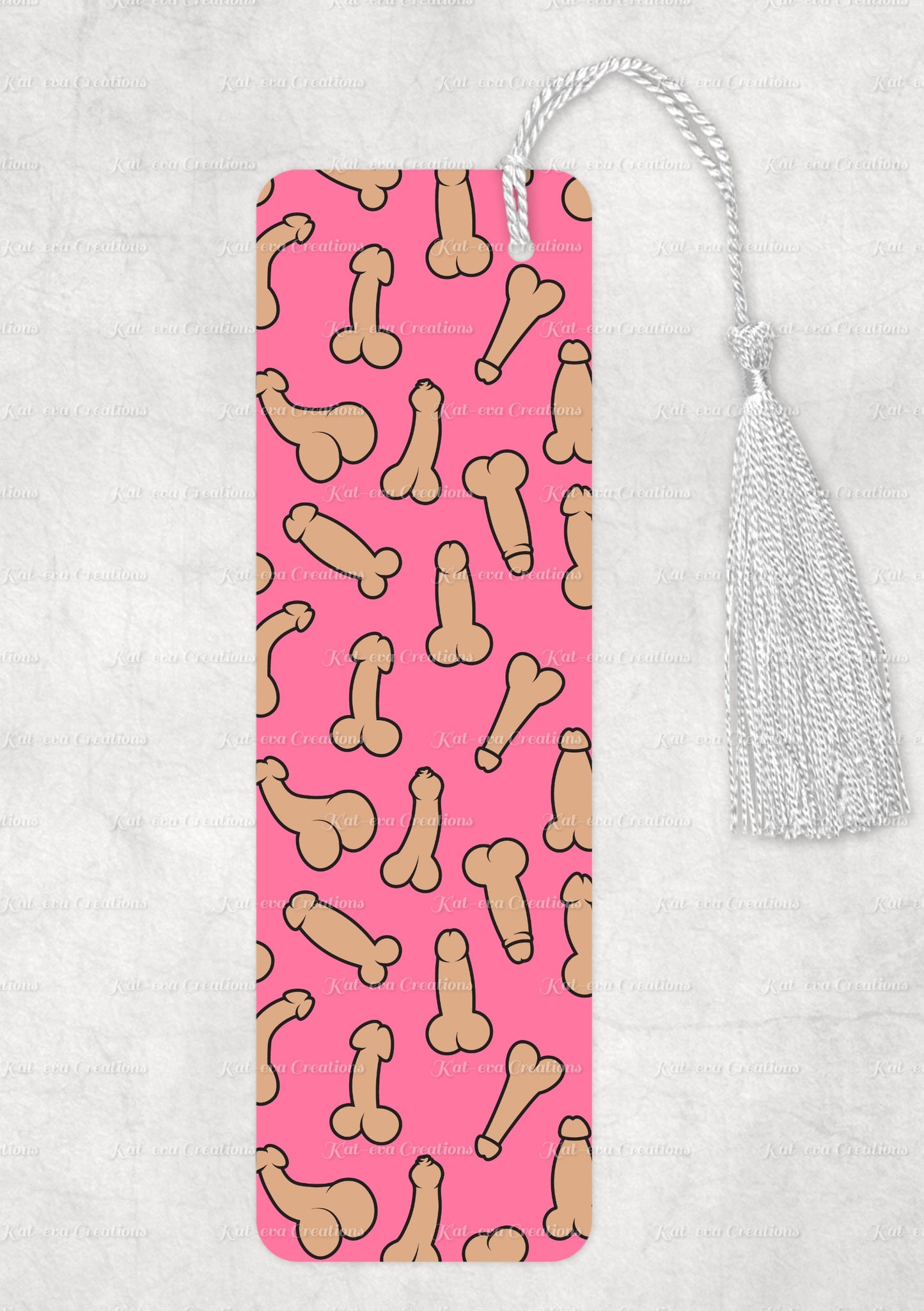 penis bookmark. aluminium willie, willy, dick bookmark. ideal secret santa, stocking filler or silly present