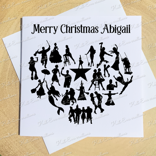 Musical heart card. ideal for birthday or Christmas