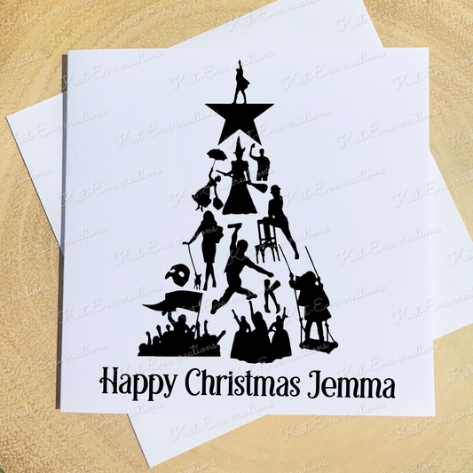 Musical tree card.