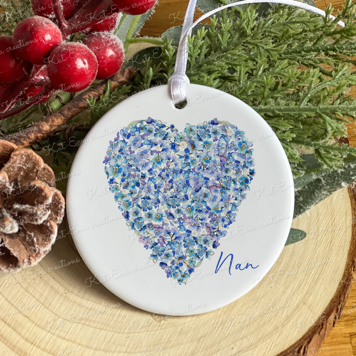memory ceramic decoration forget me not designs