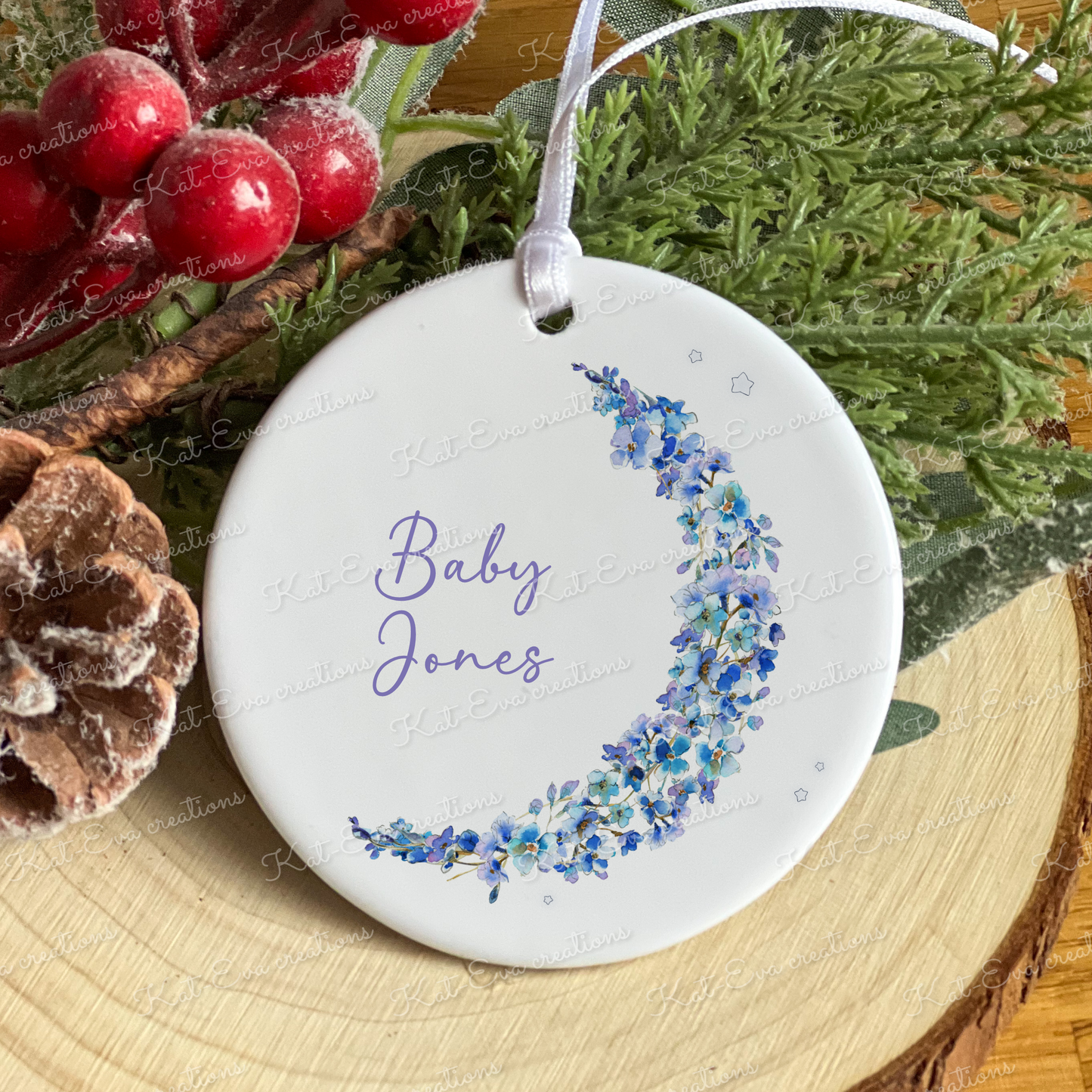 memory ceramic decoration forget me not designs